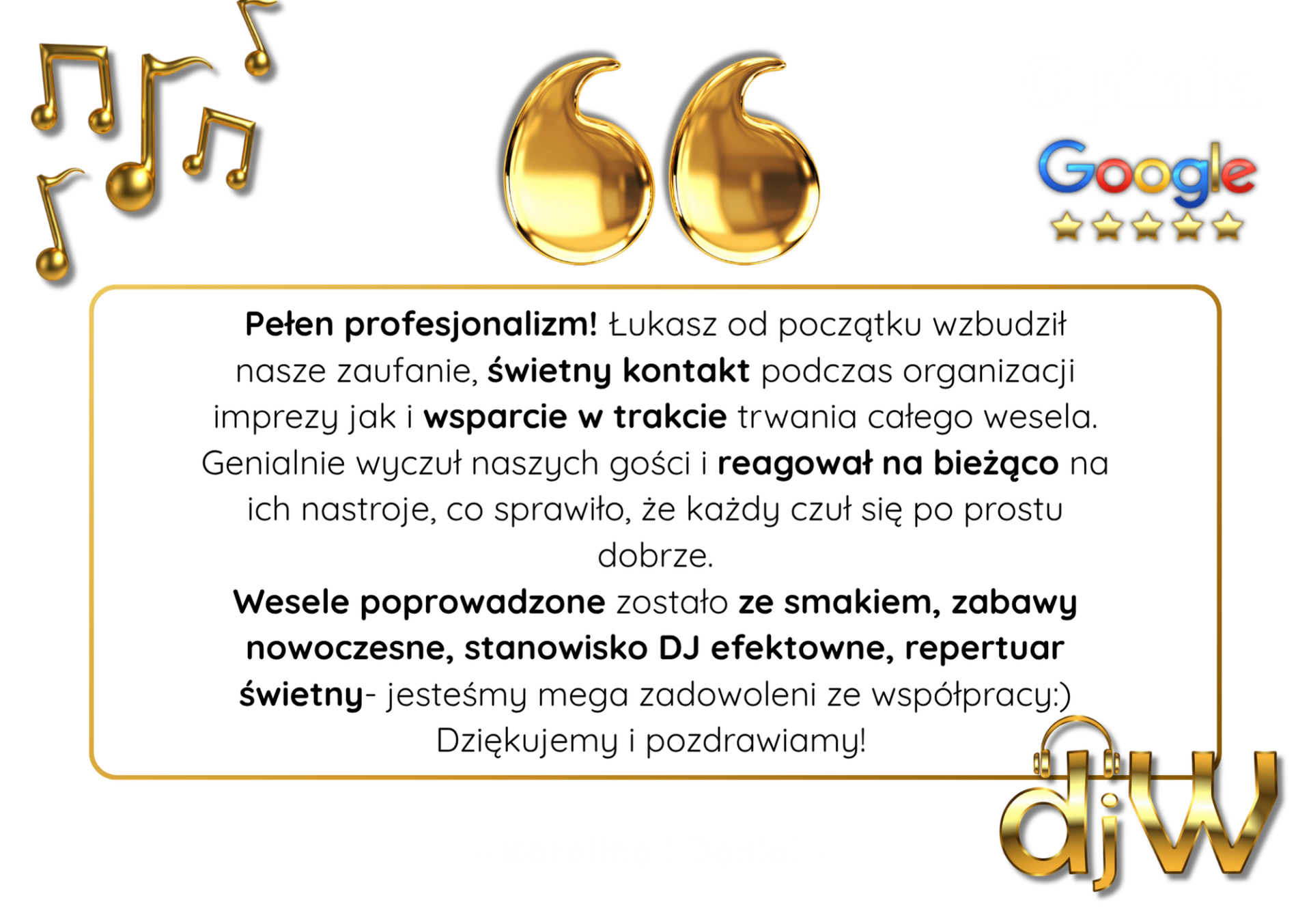 DJ WEGRZYNEK OPINIE WESELA IMPREZY FIRMOWE URODZINY DJ SLASK (9)